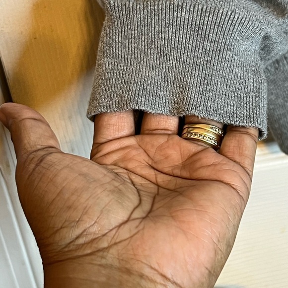 Cutter & Buck Men's Lakemont Mixed Stitch Crew LS Sweater - Grey - Sz 1XB - Picture 6 of 6